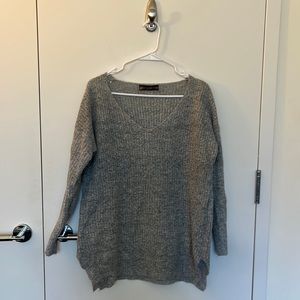Grey women’s oversized sweater